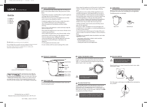 Manual Logik L17SKGR14 Kettle