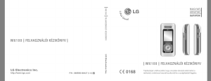 Priručnik LG M6100 Mobilni telefon