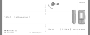 Instrukcja LG S5200 Telefon komórkowy