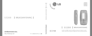 Käyttöohje LG S5200 Matkapuhelin