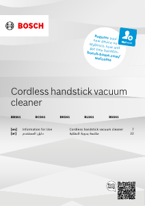 Handleiding Bosch BCS611AU Stofzuiger