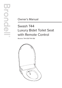 Mode d’emploi Brondell T44-EW Abattant WC