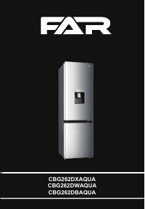 Mode d’emploi FAR CBG262DBAQUA Réfrigérateur combiné