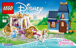 Manuale Lego set 41146 Disney Princess La serata incantata di Cenerentola