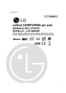 Manuale LG LAC-M9600R Autoradio