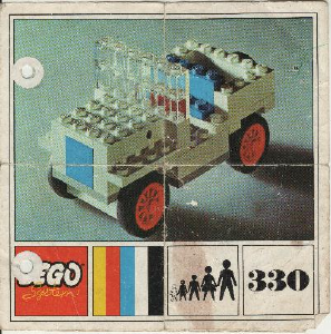 Manual Lego set 330 Basic Jeep