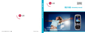Návod LG B2100 Mobilný telefón