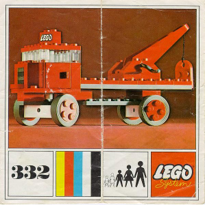 Manual Lego set 332 Basic Tow truck