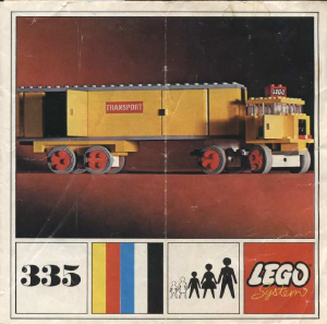 Manual Lego set 335 Basic Transport truck