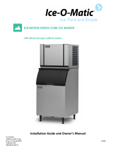 Manual Ice-O-Matic CIM0320FA Ice Cube Maker