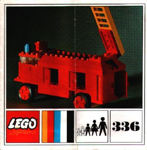 Handleiding Lego set 336 Basic Brandweerauto
