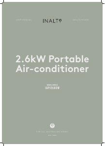 Manual InAlto IAPI2560W Air Conditioner