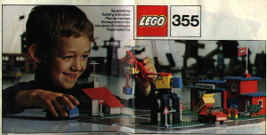 Manual Lego set 355 Basic Town center set with roadways