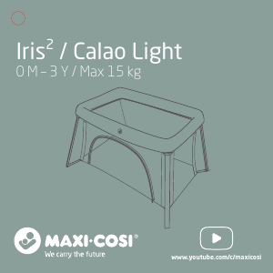 Instrukcja Maxi-Cosi Calao Light Łóżko dziecięce