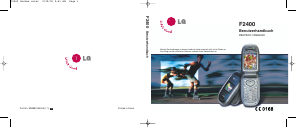 Bedienungsanleitung LG F2400 Handy
