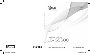 Rokasgrāmata LG GS500 Mobilais tālrunis