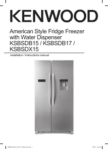 Bruksanvisning Kenwood KSBSDX15 Kyl-frys