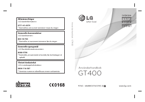 Käyttöohje LG GT400 Matkapuhelin