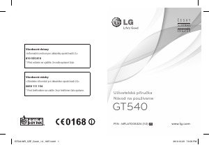 Návod LG GT540 Mobilný telefón