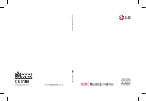 Rokasgrāmata LG GU280 Mobilais tālrunis