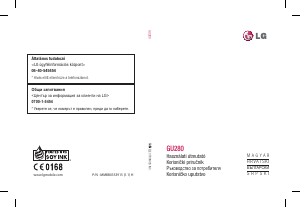 Priručnik LG GU280 Mobilni telefon