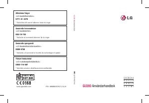 Bruksanvisning LG GU280 Mobiltelefon