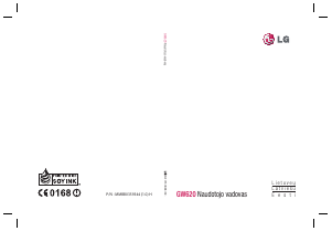 Rokasgrāmata LG GW620 Mobilais tālrunis
