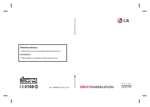 Manuál LG GW620 Mobilní telefon