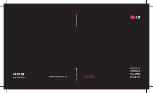 Bruksanvisning LG KC550 Mobiltelefon