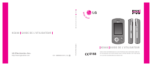 Mode d’emploi LG KE600 Téléphone portable