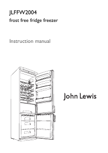 Handleiding John Lewis JLFFW 2004 Koel-vries combinatie