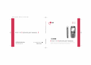 Návod LG KG110 Mobilný telefón