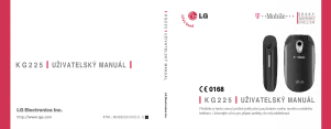 Návod LG KG225 Mobilný telefón