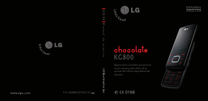 Manual de uso LG KG800 Teléfono móvil