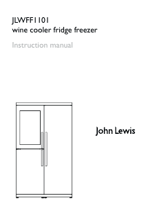 Handleiding John Lewis JLWFF 1101 Koel-vries combinatie