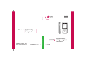Rokasgrāmata LG KU380 Mobilais tālrunis