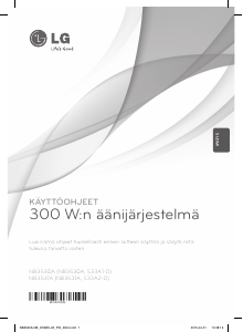 Käyttöohje LG NB3530A Kaiutin