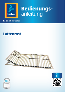 Bedienungsanleitung My Living Style 40365 Lattenrost