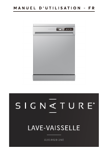 Manual Signature SLV1442B-2NE Dishwasher