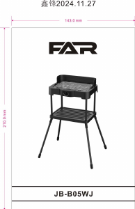 Handleiding FAR JB-B05WJ Barbecue