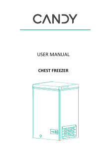 Mode d’emploi Candy CNCHQ2S420EW Congélateur