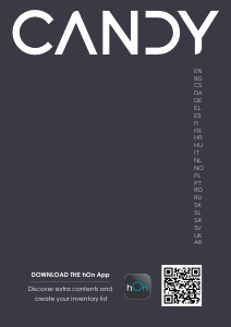 Brugsanvisning Candy CBL3518EB Køle-fryseskab