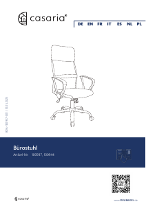 Manuale Casaria 100944 Sedia da ufficio