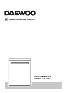 Manual de uso Daewoo DFF-A1DW49E20-ES Lavavajillas