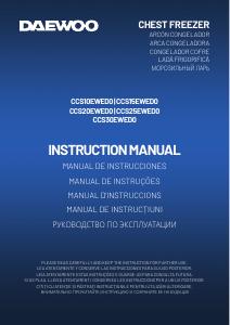 Manual de uso Daewoo CCS20EWED0 Congelador