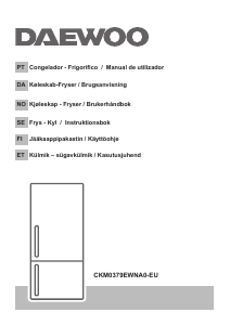 Brugsanvisning Daewoo CKM0379EWNA0-EU Køle-fryseskab