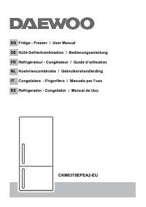 Bedienungsanleitung Daewoo CKM0379EPEA2-EU Kühl-gefrierkombination