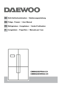 Bruksanvisning Daewoo CMM0620DPRA0-CH Kyl-frys