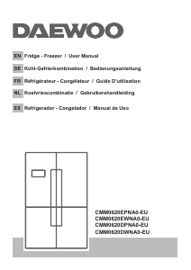 Mode d’emploi Daewoo CMM0620DPNA0-EU Réfrigérateur combiné