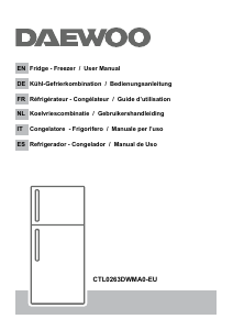 Bruksanvisning Daewoo CTL0263DWMA0-EU Kyl-frys